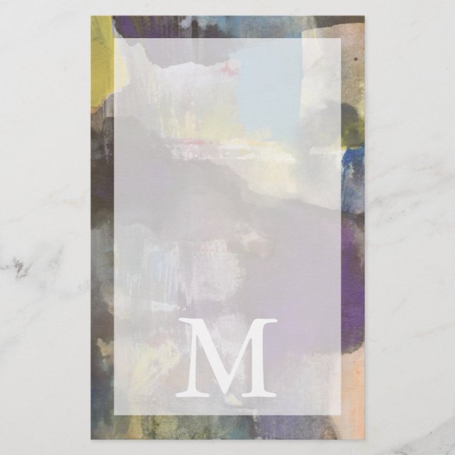 Monogram | Calm Interlude Stationery (Front)
