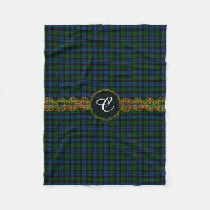 Monogram Campbell Military Tartan Fleece Blanket