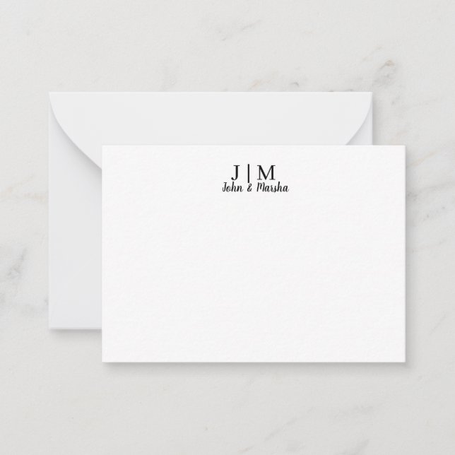 Monogram Card (Front)