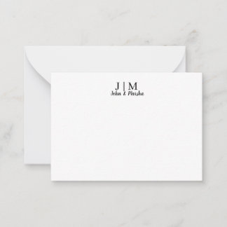 Monogram Card