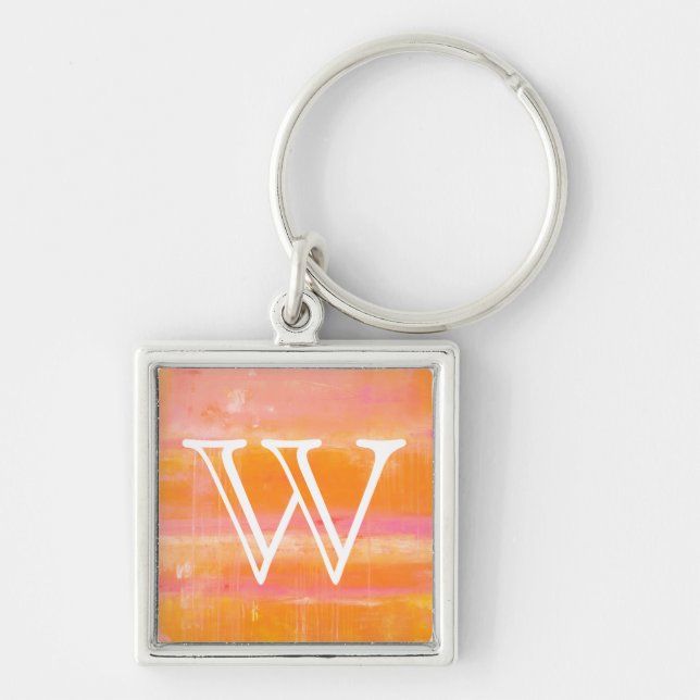 Monogram | Caribbean Sky Key Ring (Front)