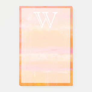 Monogram Caribbean Sky Post-it Notes