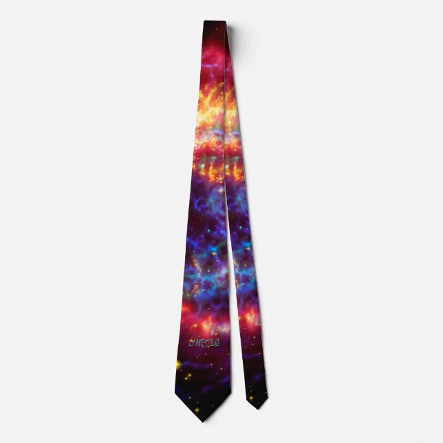 Monogram Cassiopeia, Milky Ways Youngest Supernova Tie (Front)