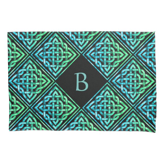 Monogram Celtic Knot Pillowcase (Front)