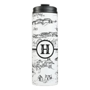 Monogram Chattanooga Toile Thermal Tumbler