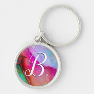 Monogram Chem 7 Script Key Ring