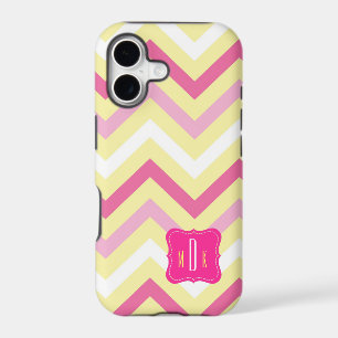 Monogram Chevron Design Phone Case