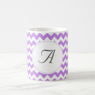 Monogram Chevron Initials Coffee Mug