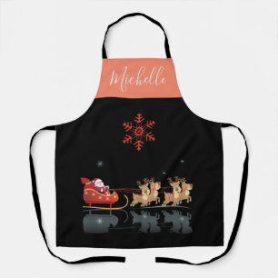 Monogram Christmas & Happy New Year! Gifts Santa Apron