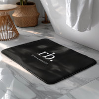 Monogram Classic Elegant Minimal Black and White