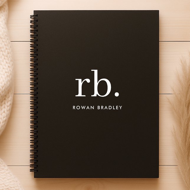 Monogram Classic Elegant Minimal Black and White Planner (Creator Uploaded)