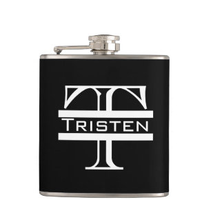 Monogram Classic Initial Modern Hip Flask