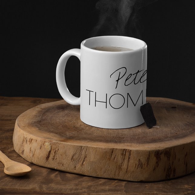 Monogram Clear and Clean Coffee Mug (Creator Uploaded)
