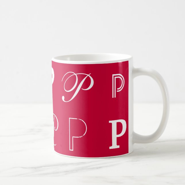 Monogram Coffee Mug (Right)