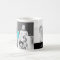 Monogram Collage Custom Photo Mug -  Turquoise