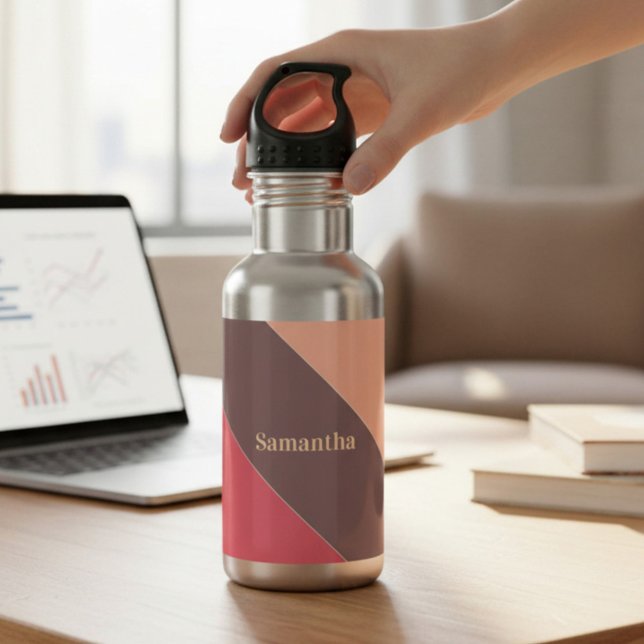 Monogram Colour Block  532 Ml Water Bottle (Creator Uploaded)