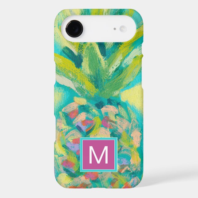Monogram | Colourful Tropical Pineapple Case-Mate Samsung Galaxy Case (Back)