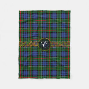 Monogram Colquhoun Tartan Fleece Blanket