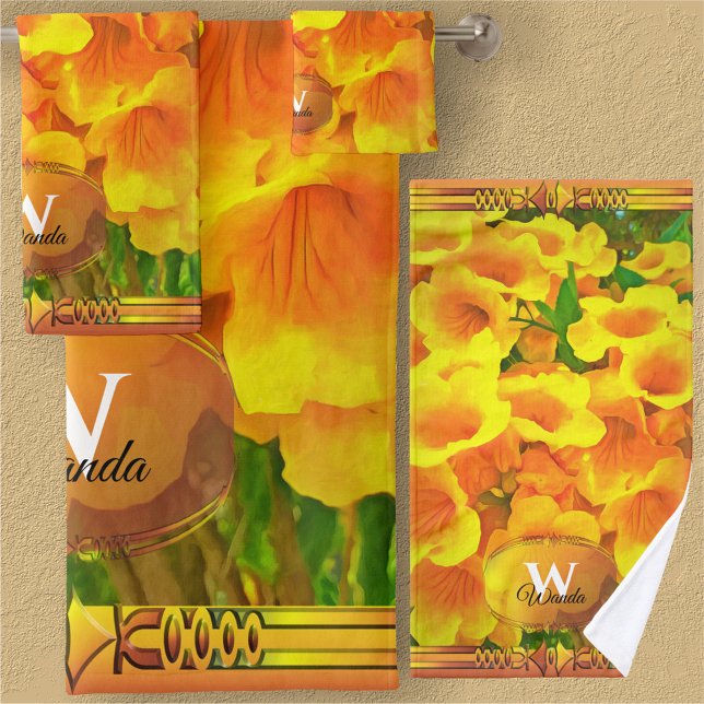 Monogram Copa de Oro Bath Towel Set (Creator Uploaded)