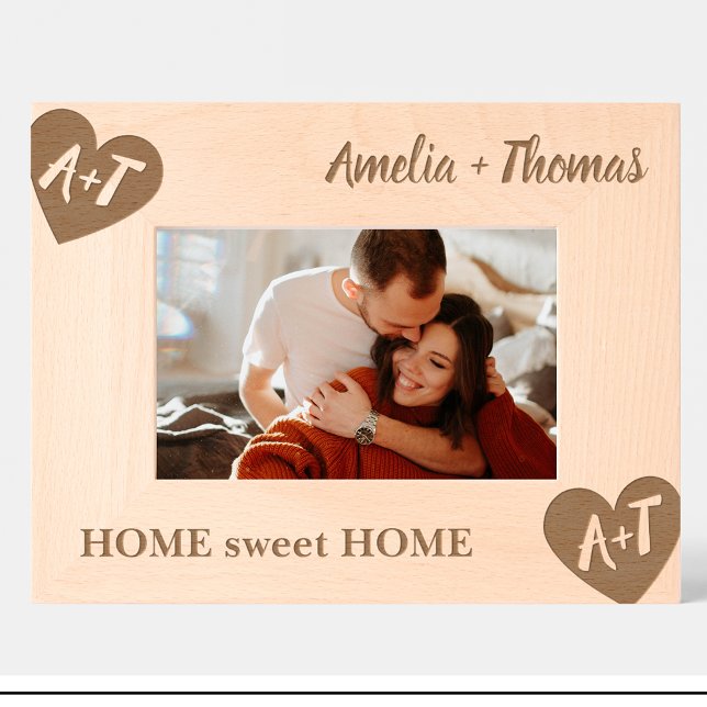 Monogram Couple Housewarming Custom Wood Frames (Creator Uploaded)