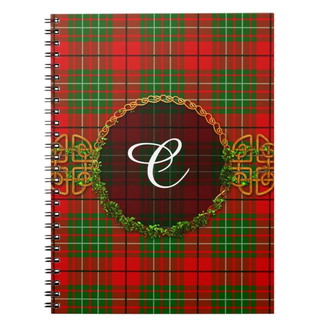 Monogram Cumming Tartan Notebook (Front)