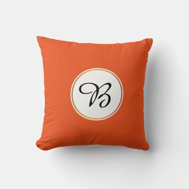 monogram cushion (Front)