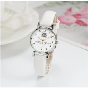  Monogram  Custom Couple Names – Elegant gift Watch