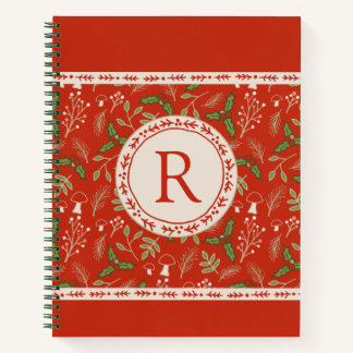 Monogram Custom Spiral Notebook