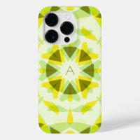 Monogram Cute Green Pretty Yellow Magic Star Girl