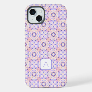 Monogram Cute Purple Pretty Pink Magic Star Girl’s iPhone 15 Plus Case