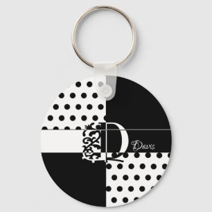 Monogram D Key Ring