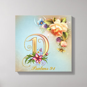 Monogram D Premium Wrapped Canvas (Gloss)