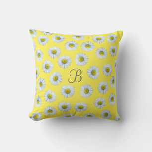 Monogram Daisy  Cushion