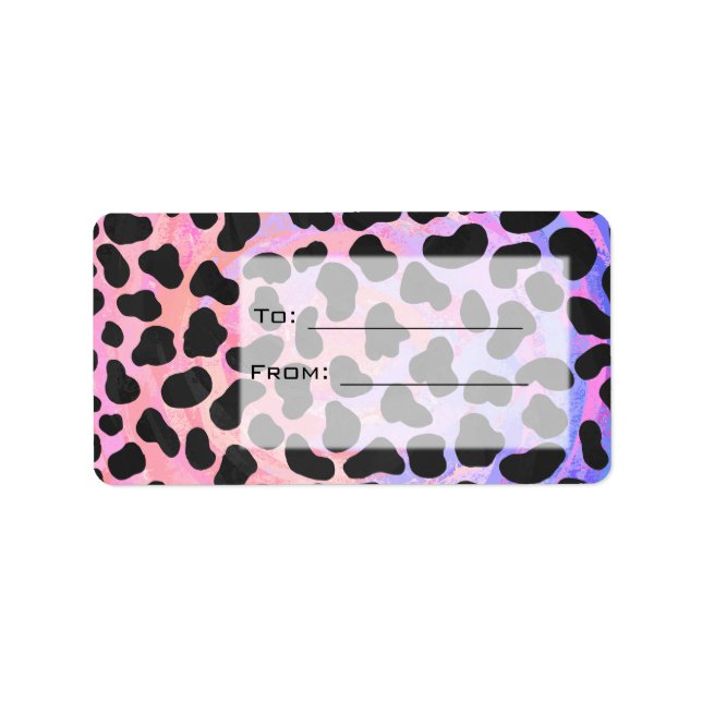 Monogram Dalmatian Black and Pink Label (Front)