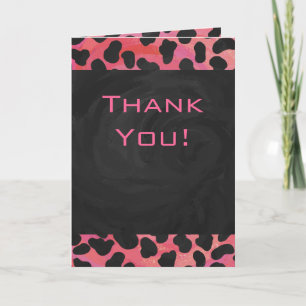Monogram Dalmatian Black and Red Card