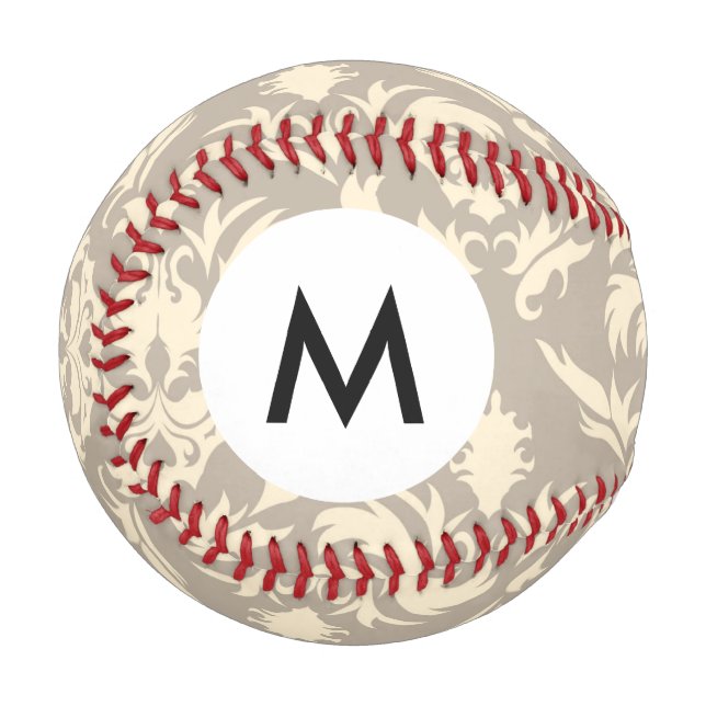 Monogram Damask 2 Baseball (Front Left)