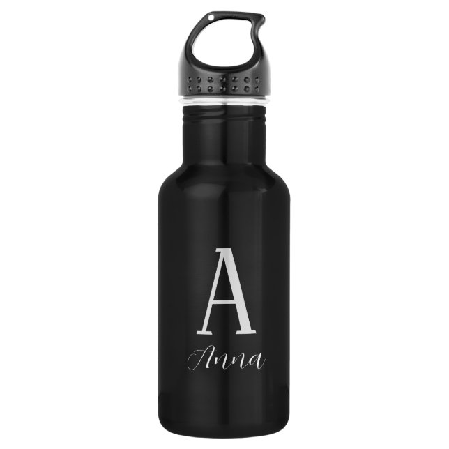 Monogram Dark Autumn vibe  532 Ml Water Bottle (Front)
