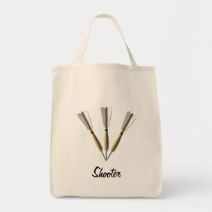 Monogram Darts Design Tote Bag