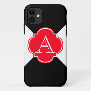 Monogram decoration iPhone 11 case