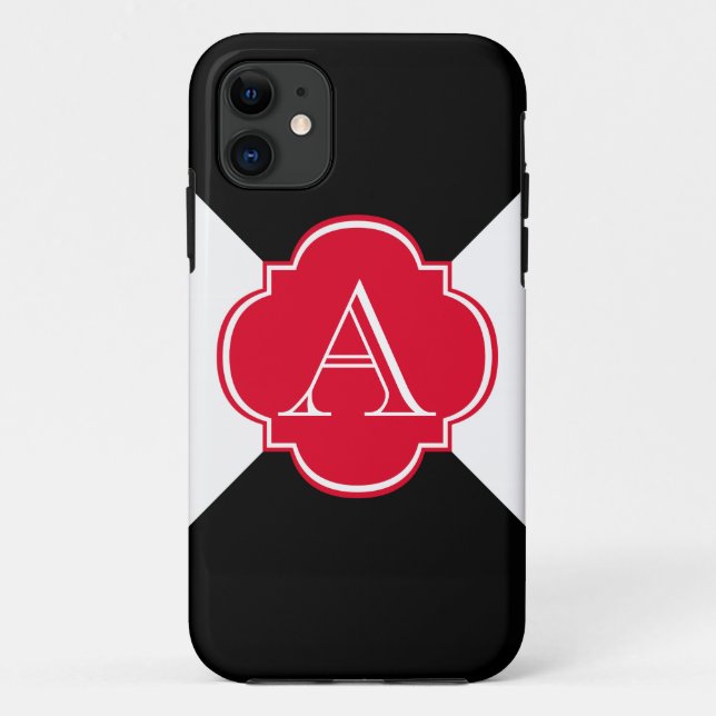 Monogram decoration Case-Mate iPhone case (Back)