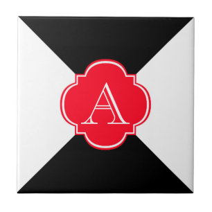 Monogram decoration tile