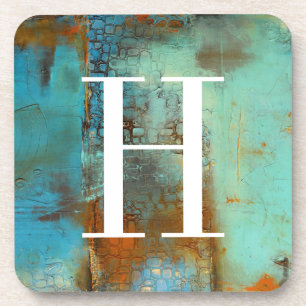 Monogram Deja Blue Coaster