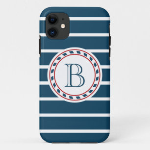 Monogram design iPhone 11 case