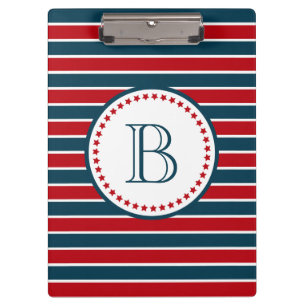 Monogram design clipboard