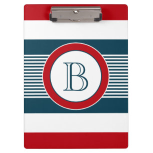 Monogram design clipboard