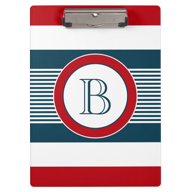 Monogram design clipboard (Front)