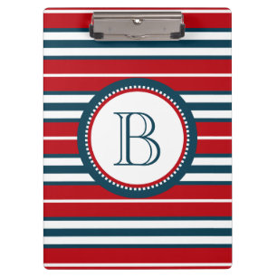 Monogram design clipboard