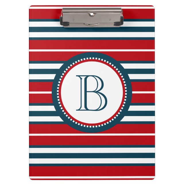 Monogram design clipboard (Front)