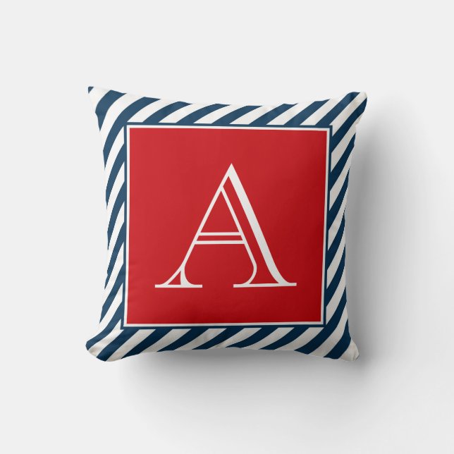 Monogram design cushion (Front)