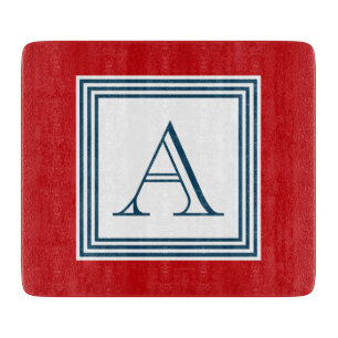 Monogram design cutting board